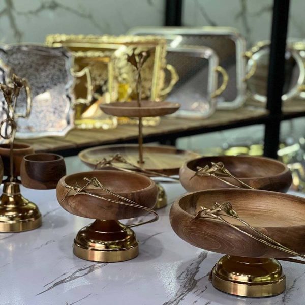 سرویس چوبی گل شیپوری